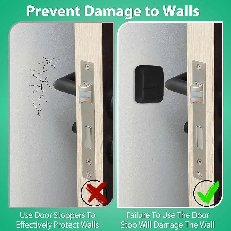 1 Item Door Stopper Doorstop Silica Gel Self-adhesive Floor Door Stop Pad Shock Protections Sex Toys Doormat Baby Furniture