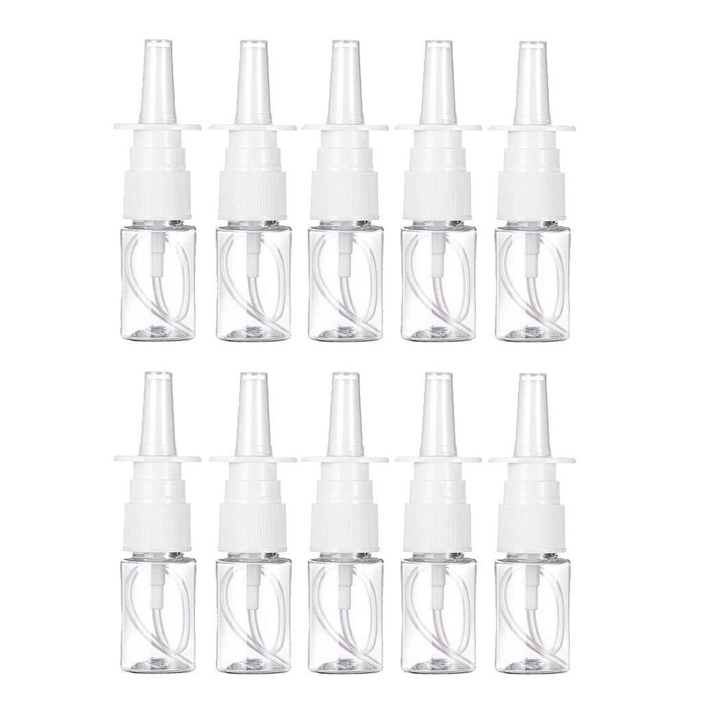 DFsucces Nasal Spray Set of Mini Spray Refillable Spray Foam Pump Small Dispensing Travel 20ml Bottles, 10, Bottles, Bottles, Bottles, Bottles,