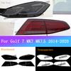 For Volkswagen VW Golf 7 MK7 7.5 -2014 Car Headlight Tail Black Anti-Scratch Film Headlight Transparent Tail Protective Film