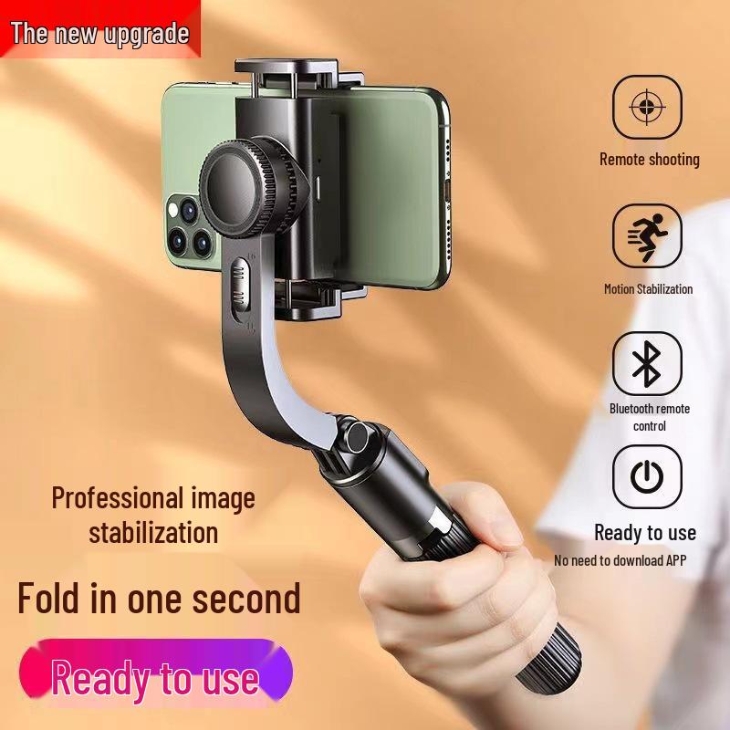 Handheld Multifunctional Mobile Gimbal Stabilizer and Selfie Stick with Tripod for Anti-Shake Live Streaming