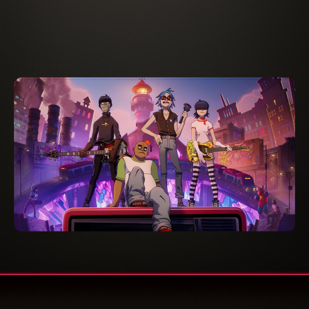 Gorillaz Mouse Pad Mousepad Gamer Speed Keyboard Office Nonslip Desk Pad120x60cm Pc Extended Carpet