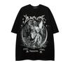 T-shirt di Cotone Hip Hop Estiva Oversize Stampa Creativa Manica Corta Casual Girocollo Maglietta da Uomo Harajuku T-shirt Abbigliamento da Donna