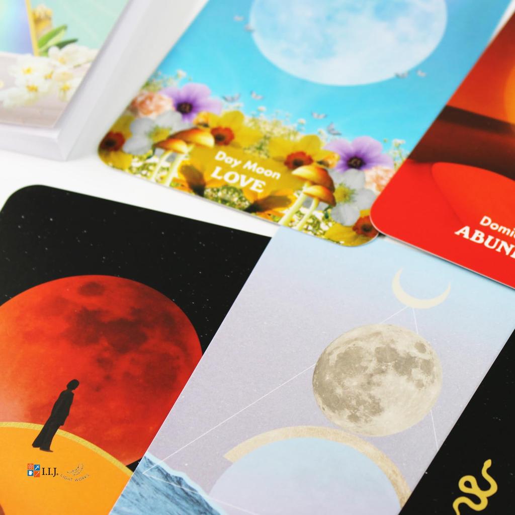 Oracle Cards Moonology Message Oracle Japanese Edition Affirmation Fortune Telling with Japanese Instructions I.I.J.