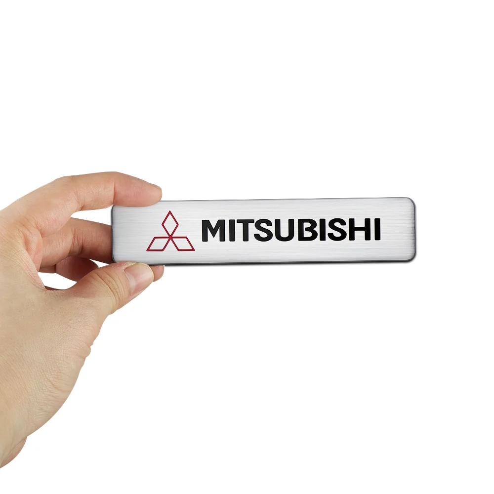 

Aluminum Car Badge Sticker Car Body Trunk Decoration Accessories For Mitsubishi Asx Lancer Outlander Pajero Ralliart Car Styling