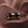 Elegant Glasses Shape Brooch Jewelry For Women Vintage Style Clothings Decoration