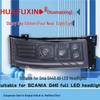 Enhanced LED Headlights for Scania G440: Four Low Beams & Eight High Beams.