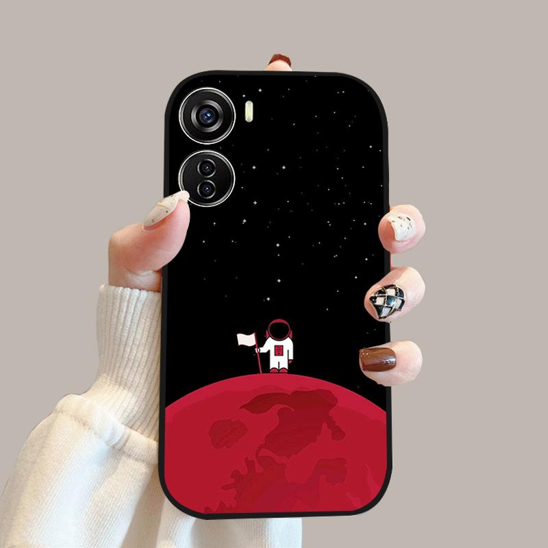 Para ZTE Blade V40 Funda de Diseño V41 Vita Silicona Suave TPU Fundas para Teléfono Para ZTE Axon 40 Lite Moda Lujo Protectoras Fundas Cubierta