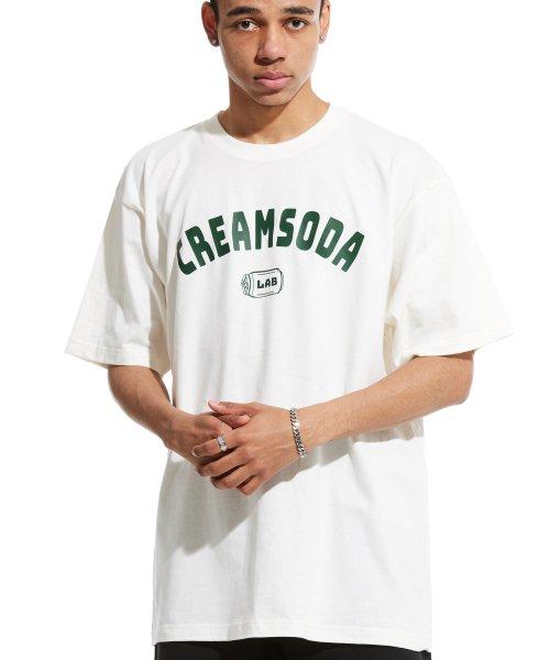 Cream Soda Lab Ozzy Acro Logo Short Sleeve T-Shirt Ivory L