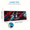 Cr7 Custom Name Large Size Mouse Pad Large Gaming Table Cushion Non-slip Laptop Tablet Big Mousepad XXL Mat Mini PC Playmat With Lock edge