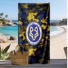 Leicester City Fußball Druck Strandtuch, Großes Weiches Schnelltrocknendes Handtuch für Strand Camping Schwimmen