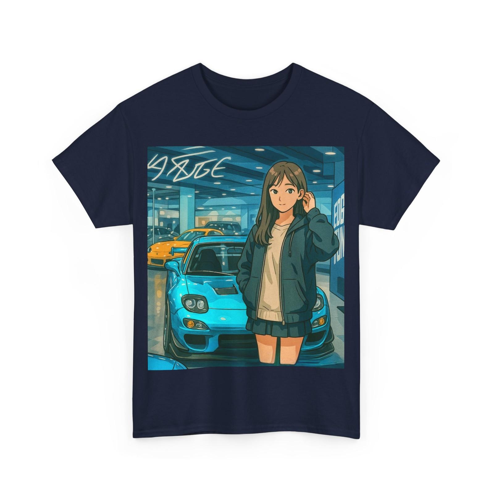 Rx7 style jdm classic 100% Cotton T-shirt Mens Tees Top tshirt tee L