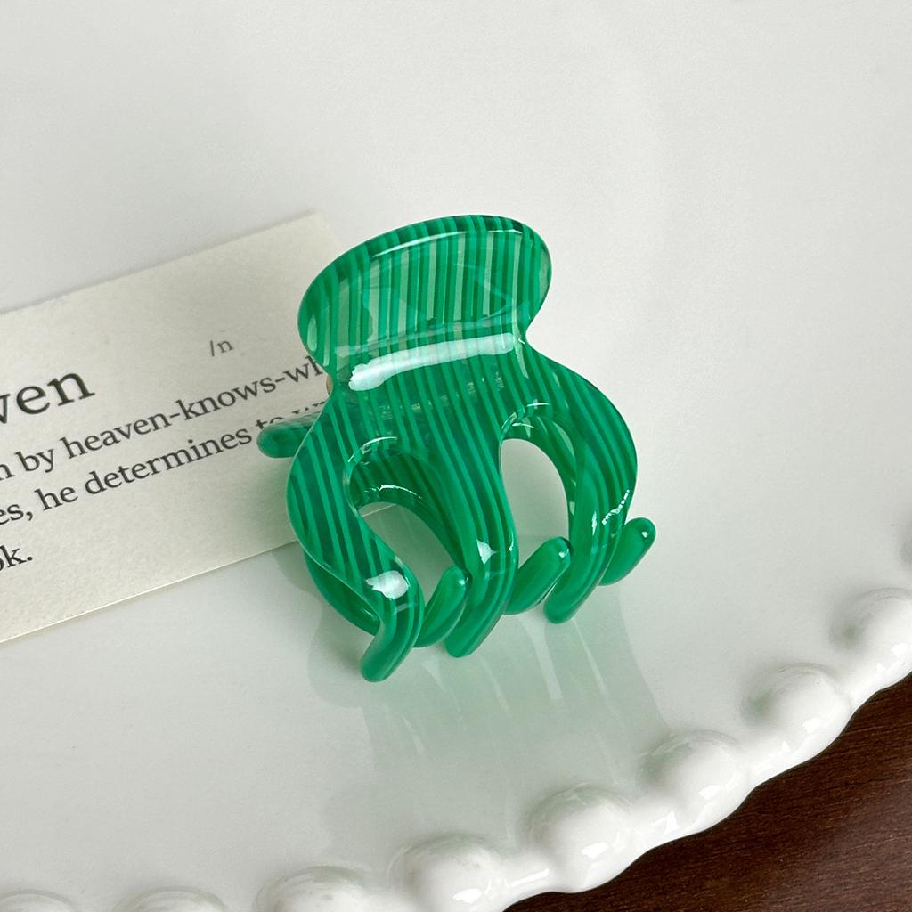 Retro Acetate Hair Claw Clips Sweet Small Hairpins Crab Clamp Barrettes for Womens Girls Trendy Ponytail Holders Party Accessory