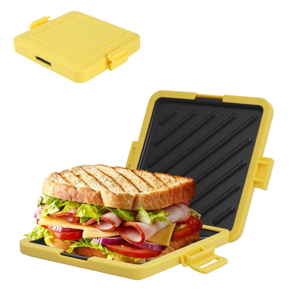 Microfiber Silicon Toast Pan For Breakfast Sandwich And Hot Dog Cooking