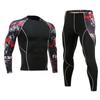 Men's Sports And Fitness Clothing Tight Pants Men's Long-sleeved High Elastic Training Clothes