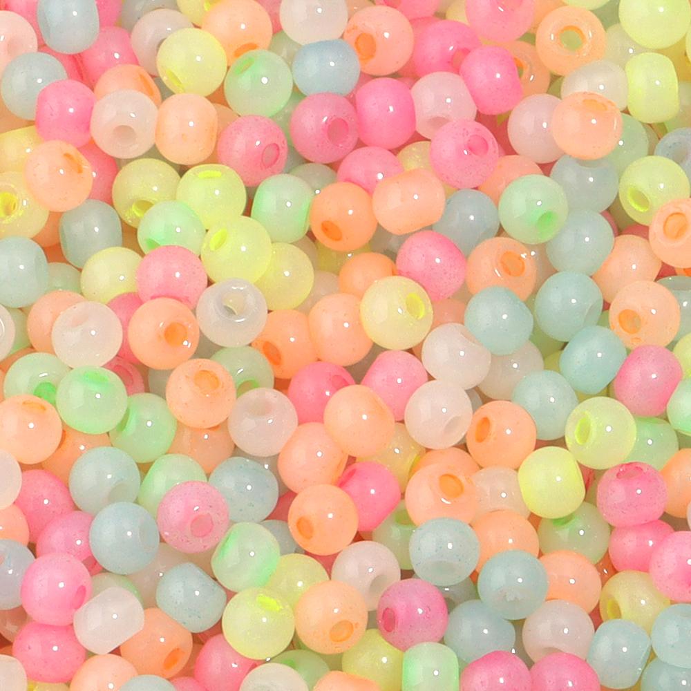40g/lot 4mm Cat Eye Seed Beads Color Round Glass Rice Beads for DIY Bracelet Necklace Earring Jewelry Handmade Beaded Findings