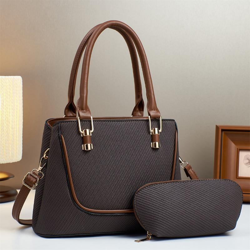 

Spring and summer versatile commuter handbag new shoulder ** rhinoceros retro niche bag women s кавовий