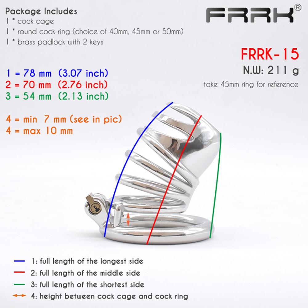 Juguetes sexuales rizados BDSM con cerradura integrada, jaula de castidad de Metal para pájaros, dispositivos de cinturón de Bondage masculino grande, fetiche, anillos para pene a medida, Juguetes