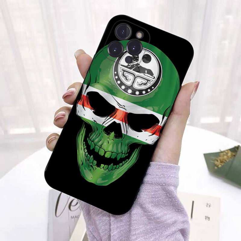 Tschetschenien flagge Telefon Fall Silikon Weiche Für iphone 14 13 12 11 Pro Mini XS MAX 8 7 6 Plus X 2020 XR Shell