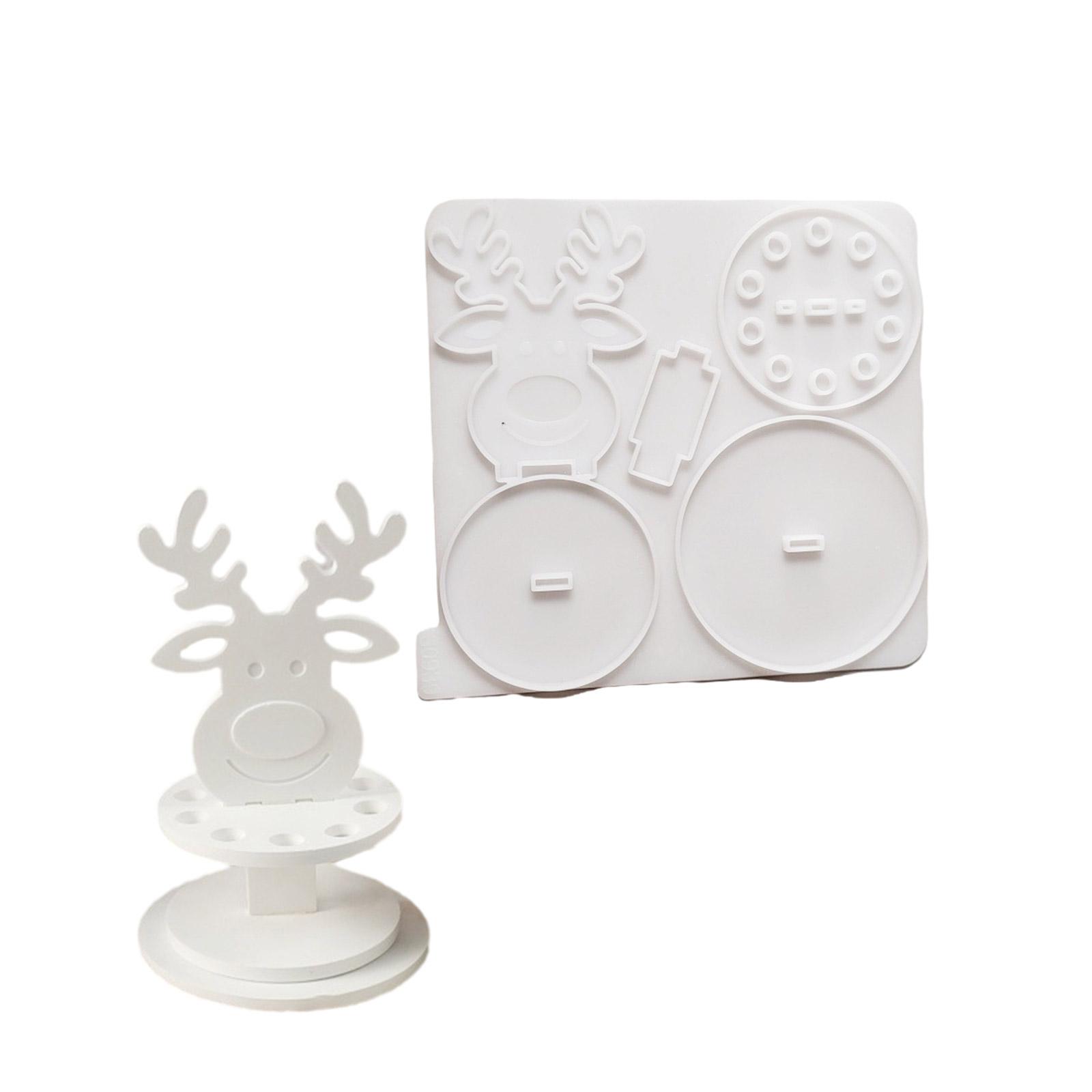 

Flexible Silicone Reindeer Money Roll Mould Fashion Accessory for Christmas and Birthday Party Supplies Desserts