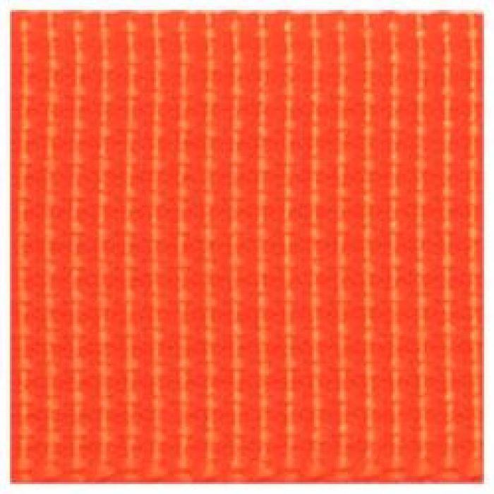 Bracelet montre - MY-MONTRE - 18mm - Orange - 4 anneaux métal noir - Nylon style militaire