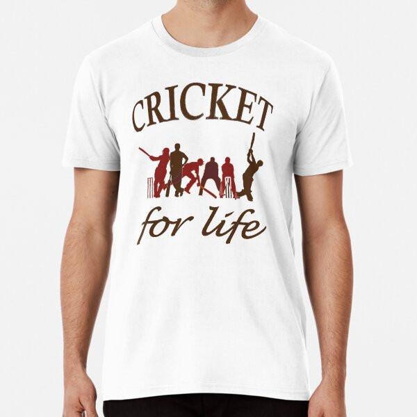 

Cricket For Life Premium T-Shirt S to 5XL Made in the AU/USA T-Shirt 4XL