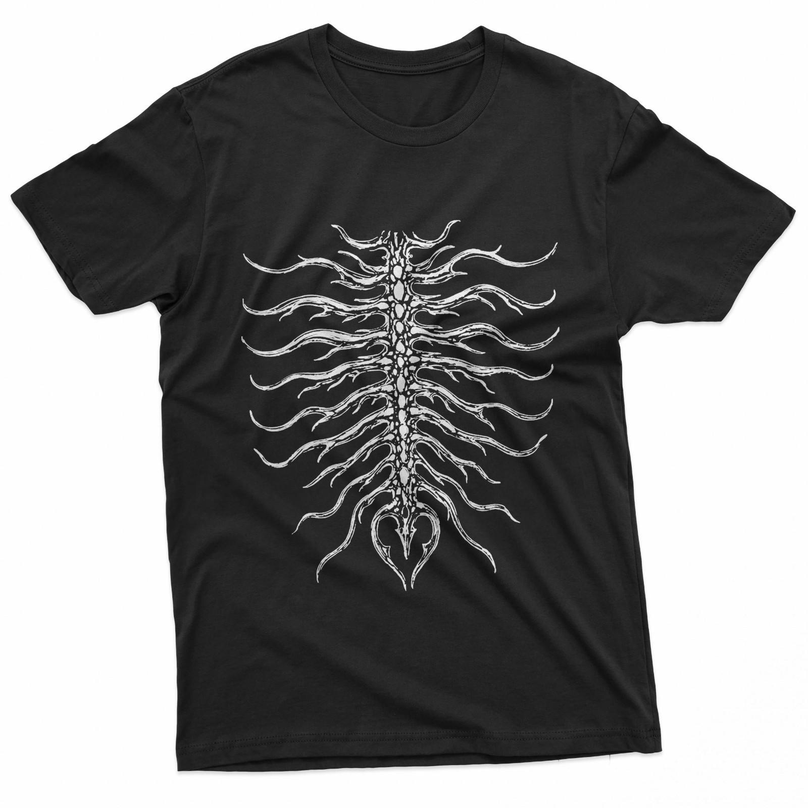 Ribcage Spine Vintage Gothic Skeleton Graphic T-Shirt Unisex T-Shirt M