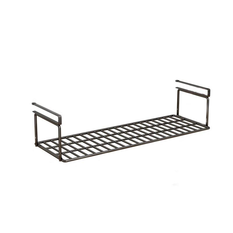Foldable Space-Saving Shoe Rack with Dividers and Hanging Support