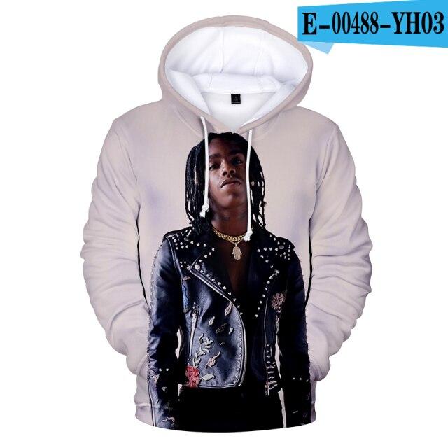 Melly Rapper Free Melly Hoodie Ynw Melly Hoodies Men Women Print