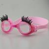 Kids Swim Goggles with Eyelashes Waterproof No Leakage Anti-Fog UV Protection Clear Lens Boys Girls Silicone Swimming Goggles with Lashes