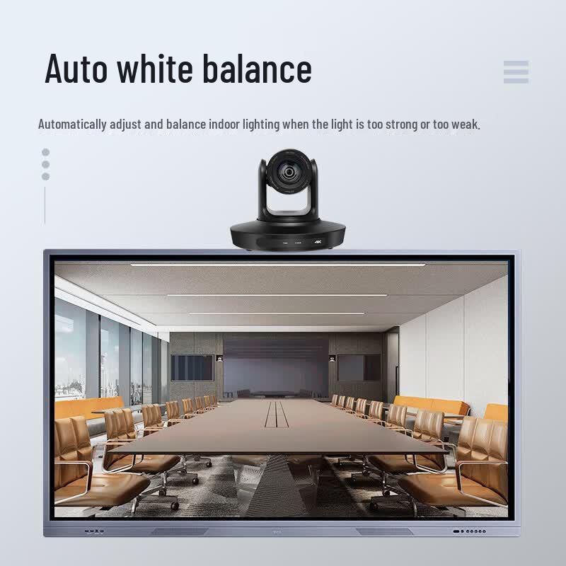 Huachang Vision 4K PTZ Video Conference Camera with 20x Zoom (CN Version)