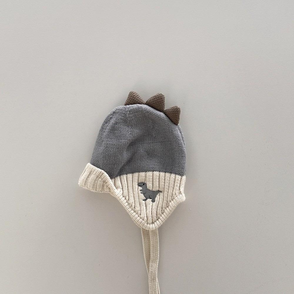 2-6Year Baby Knit Pullover Cap Liner Velvet Children's Hats Warm Ear Protection Hat  Boy Girl