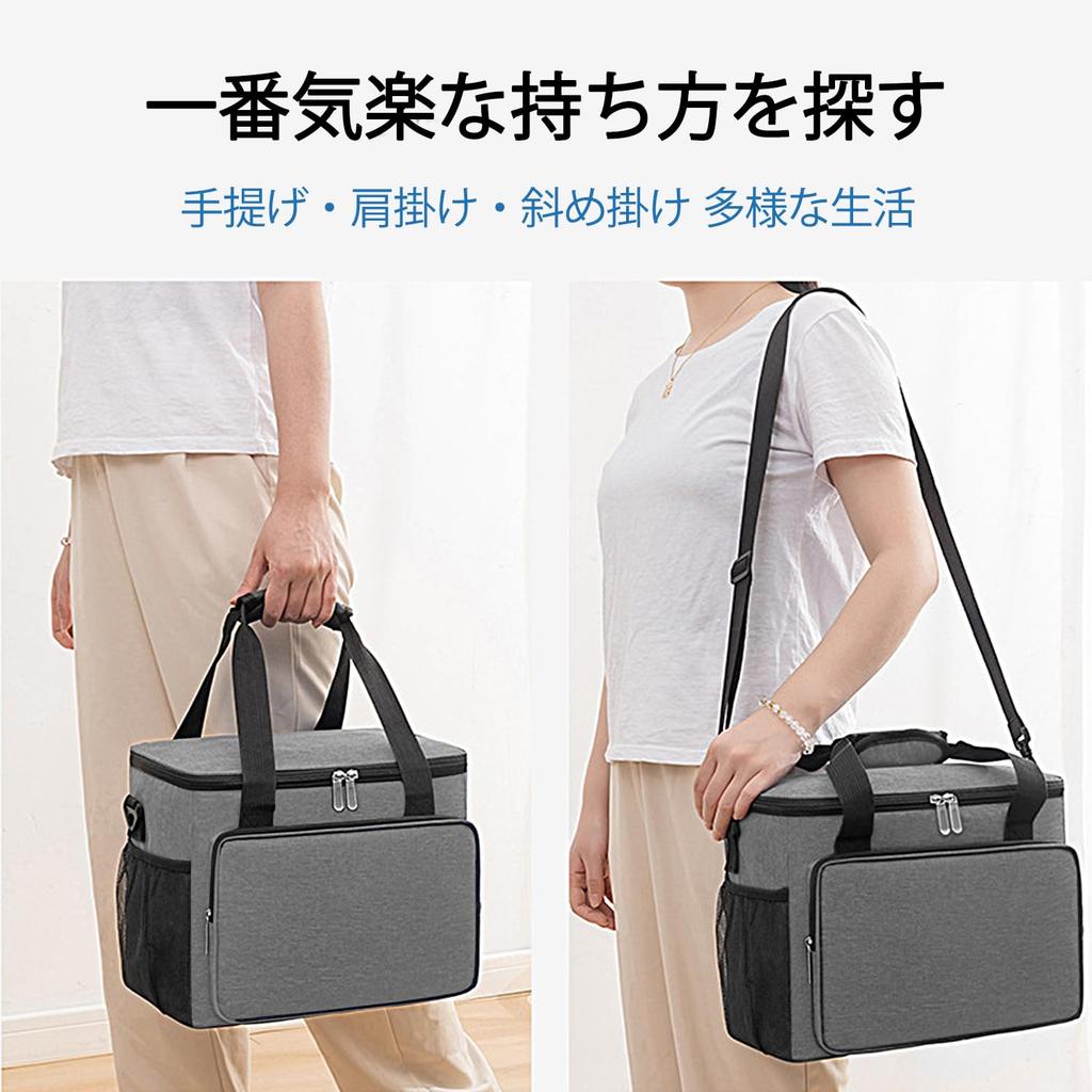 Roleness 30L Large Capacity Cooler Bag with Triple-Layer Insulation, Lightweight, Foldable, Water-Repellent, and Bento Storage. Perfect for Camping,