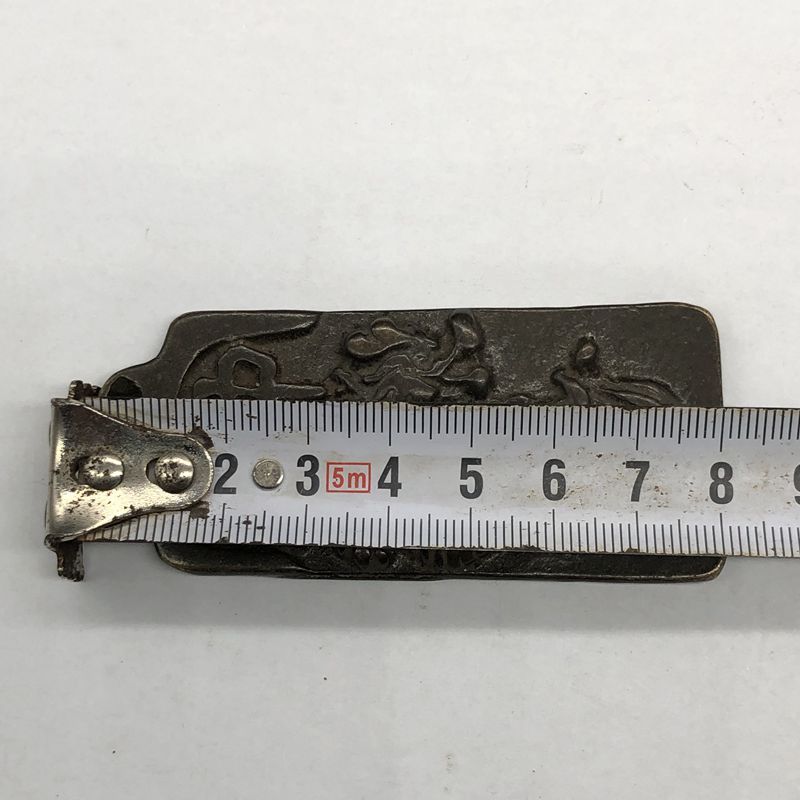Rare Old Tang Dynasty bronze Military dispatch token,Carved ornaments,Handmade crafts,collection& adornment