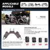 Rhinowalk Side Bag Base - Motorcycle Side Bag Fitting System - Easy Installation - Motorcycle Side Bag Holder - Increases Load Capacity - Universal Ty