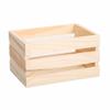 1pc Wooden Dollhouse Wooden Crate Multi-Size DIY Miniature Craft Dollhouse Mini Wood Box Open-Top Dollhouse Tiny Box