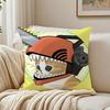 anime violent CChainsaw MMan Cushion Cover Pillowcase Antidustmite living Room Sofa Decor Cushion Room