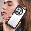 For OnePlus 12 5G Phone Case WANLONFENG XC Series TPU Acrylic Cover with Tempered Glass (Big Lens Hole)