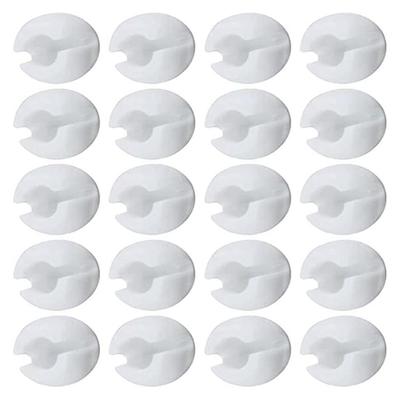 Pack of 20 Plastic Beads Chain Crimp Stops Roller Curtain Blind Limit Buckles Beaded Chain Stoppers Blind Accessories