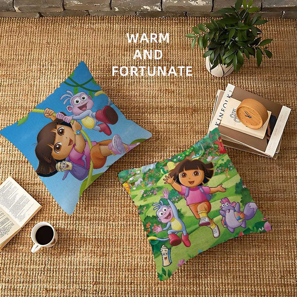 TV D-Dora The Animation Explorer Pillowcases Home Bedding Decorative Pillow Cover Wedding Super Soft Pillow Case
