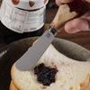 High-End Pure Titanium Cheese Knife Set with Red Resin Wood Handle