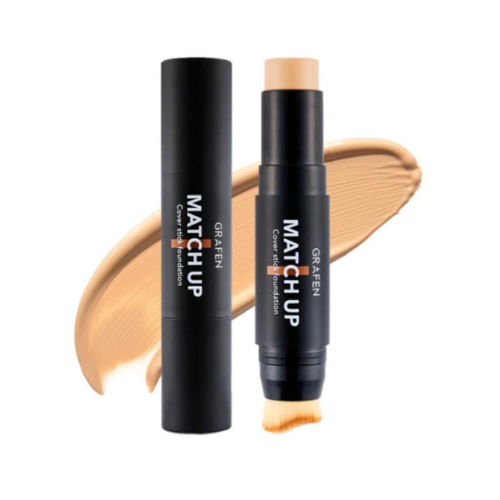 Grafen Matchup Cover Stick Foundation SPF50+ PA++++ — 12 g — Shade 21 Light Beige — 1 Unit