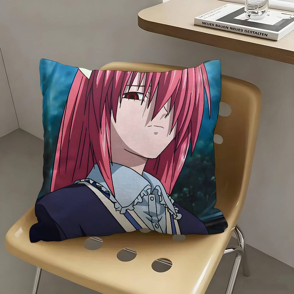 1pc Lucy Elfen Lied Pillow Case Fashion Square Pillowcase Bedroom Sofa Room Ins Decoration Leisure