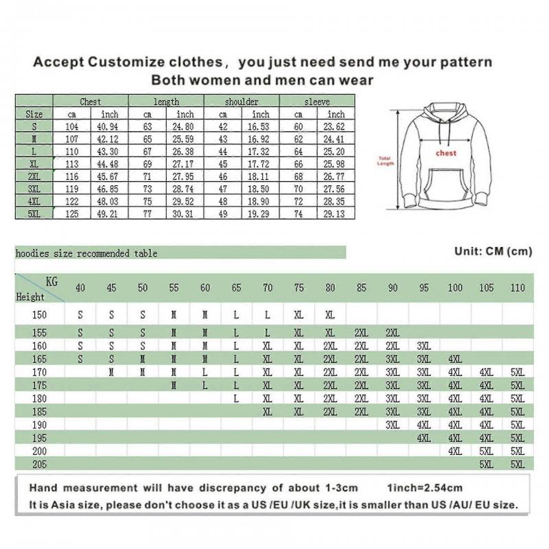 Hoodie Fashion Printed Tops Adult Pullover Wear