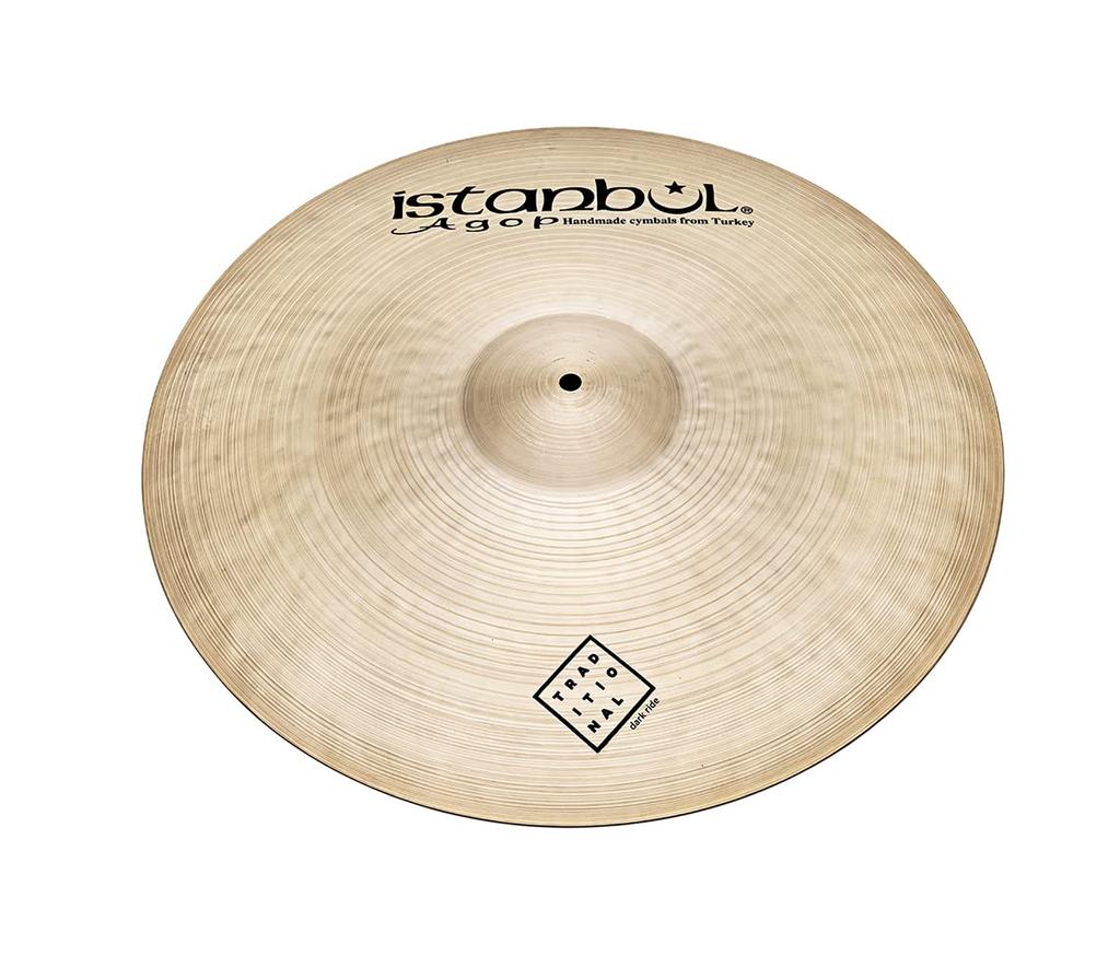 Istanbul Agop Traditional Series Dark Ride Cymbal, 22-inch