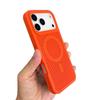 Applicable to iPhone17PRO mobile phone case large hole honeycomb heat dissipation mesh case magnetic wireless charging Apple 16 hard sheath