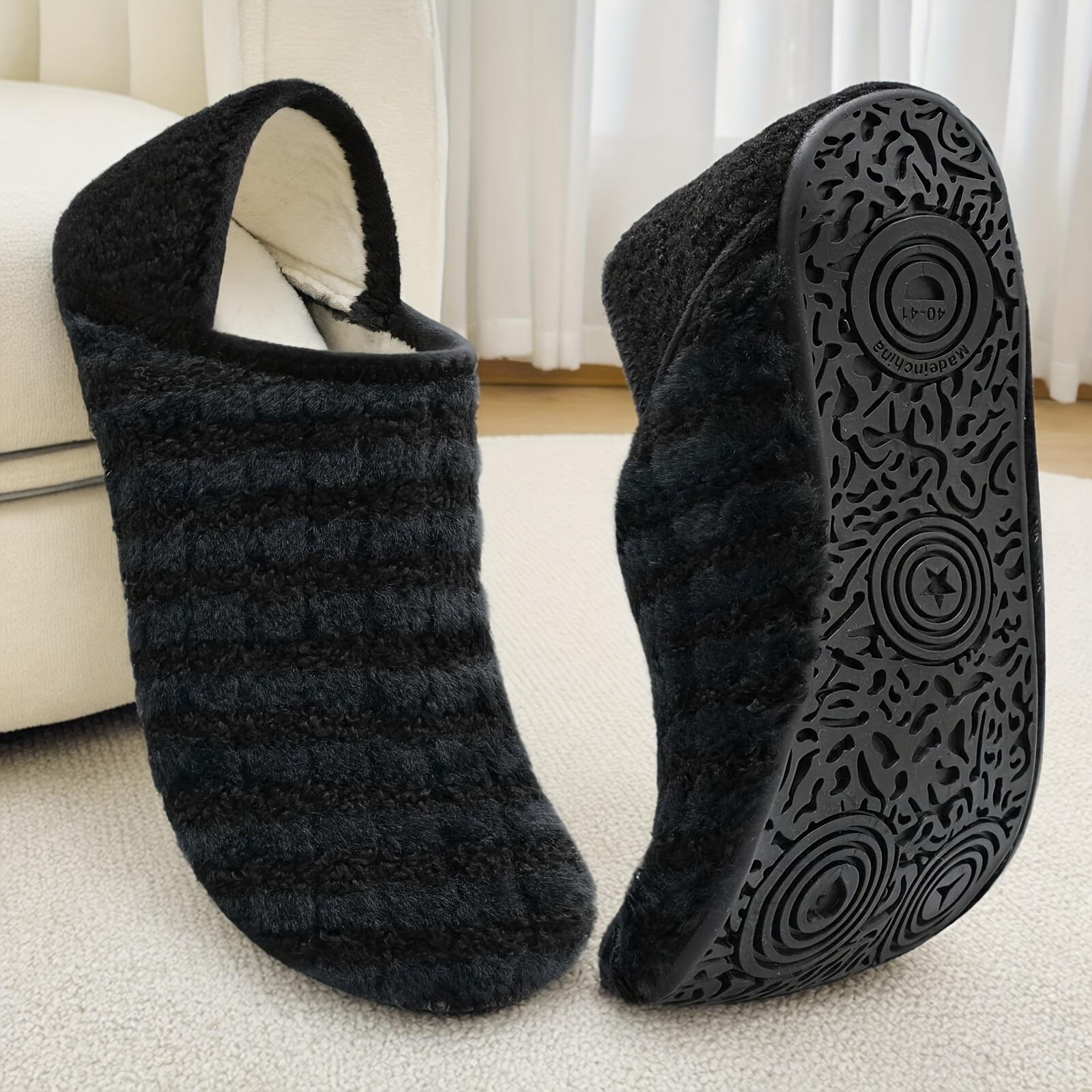 

Men s and women s four season rubber soled light soft flat shoes, anti slip home couple slippers, wide foot design women s shoes 36-37