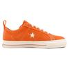 Converse One Star Pro Leather Slip Resistant Shock Absorbing Durable Low Top Skate Shoes Unisex Sneakers Orange A02946C