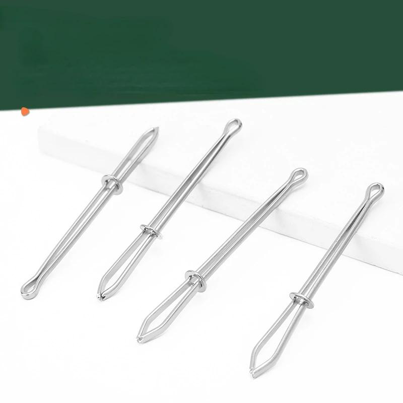 2-piece Ultimate Elastic Thread Tweezer Set - Self locking Design, Easy Belt Sewing Tool, Suitable for Handicraft Enthusiasts