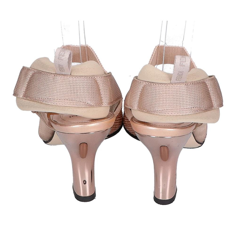 Fendi COLIBRI Mesh-Absatzschuhe 36 RoségoldGebraucht
