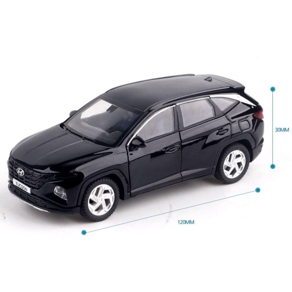 Hyundai Tucson 2020 Die-cast Miniature Car - Phantom Black Pearl